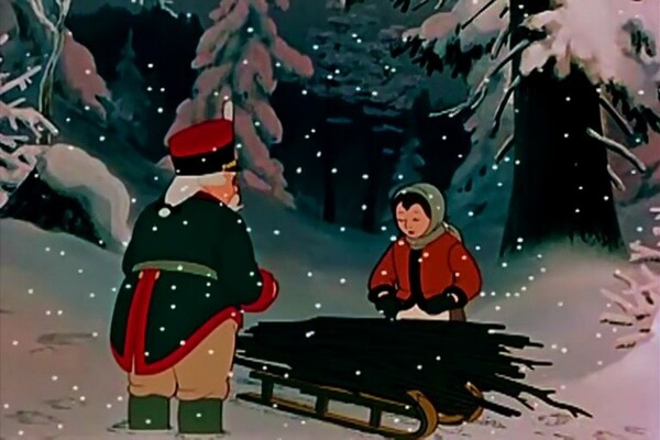 Лучшие советские новогодние мультфильмы - «Двенадцать месяцев» (1956)